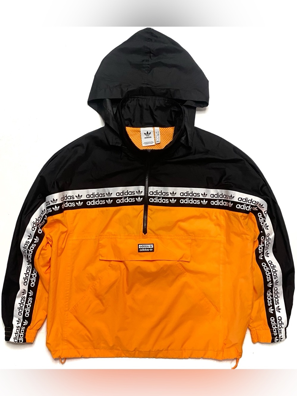 Adidas Originals R.Y.V. Vocal Woven 1/2 Zip Anorak Windbreaker Track Jacket M